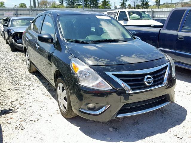 3N1CN7APXGL803773 - 2016 NISSAN VERSA S BLACK photo 1