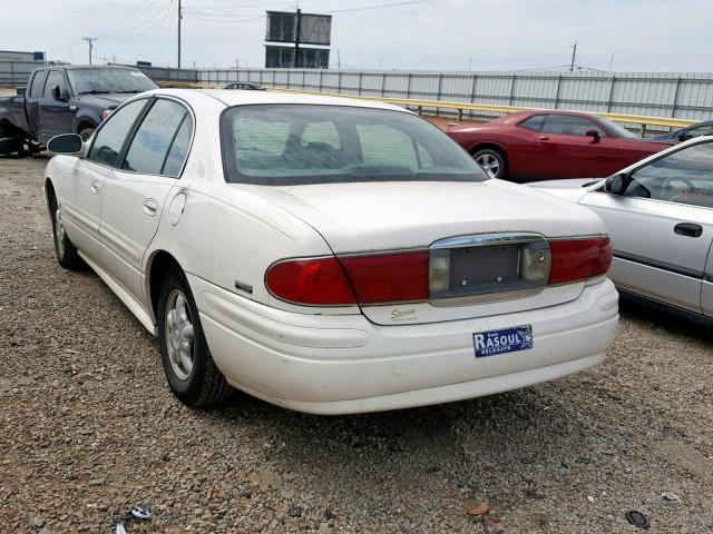 1G4HP54K61U288118 - 2001 BUICK LESABRE CU WHITE photo 3