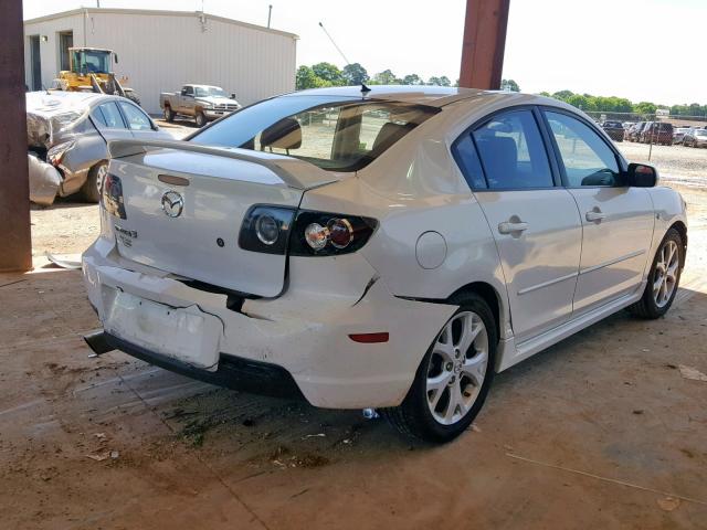 JM1BK323981868645 - 2008 MAZDA 3 S WHITE photo 4