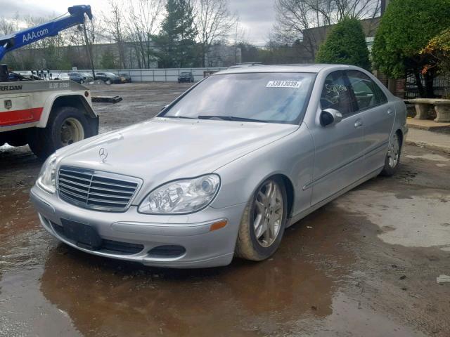 WDBNG75J93A377435 - 2003 MERCEDES-BENZ S 500 SILVER photo 2