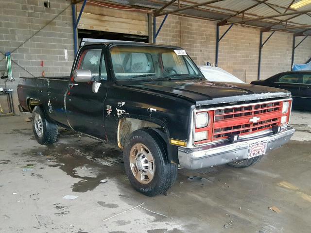 1GCGC34M7GS121921 - 1986 CHEVROLET C30 BLACK photo 1