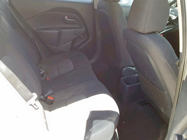 KNADM4A33D6316708 - 2013 KIA RIO LX SILVER photo 6