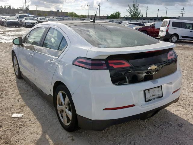 1G1RA6E47CU112111 - 2012 CHEVROLET VOLT WHITE photo 3