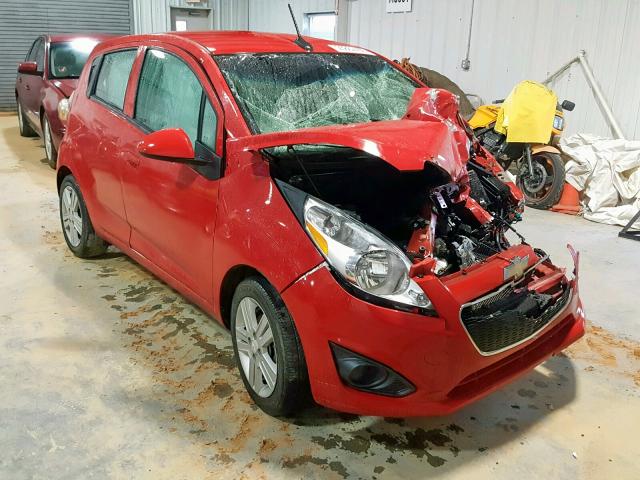 KL8CB6S99DC608456 - 2013 CHEVROLET SPARK LS RED photo 1