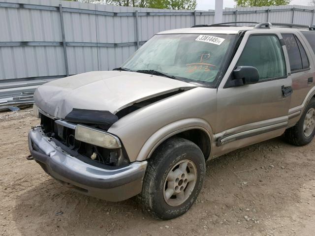 1GNDT13W2X2193093 - 1999 CHEVROLET BLAZER SILVER photo 9