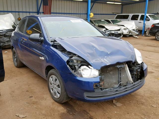 KMHCM36C29U124812 - 2009 HYUNDAI ACCENT GS BLUE photo 1