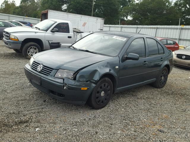 3VWRK69M43M167129 - 2003 VOLKSWAGEN JETTA GL GREEN photo 2