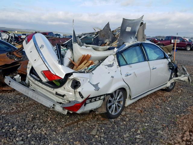 4T1BK3DB0BU374907 - 2011 TOYOTA AVALON BAS WHITE photo 4