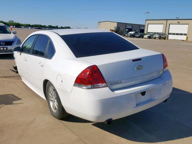 2G1WA5E37F1105471 - 2015 CHEVROLET IMPALA LIM WHITE photo 3