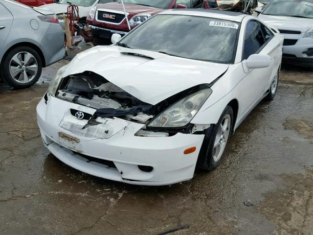 JTDDY32T6Y0011843 - 2000 TOYOTA CELICA WHITE photo 2