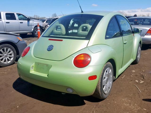 3VWCB21CX2M401774 - 2002 VOLKSWAGEN NEW BEETLE მწვანე ფოტო 4