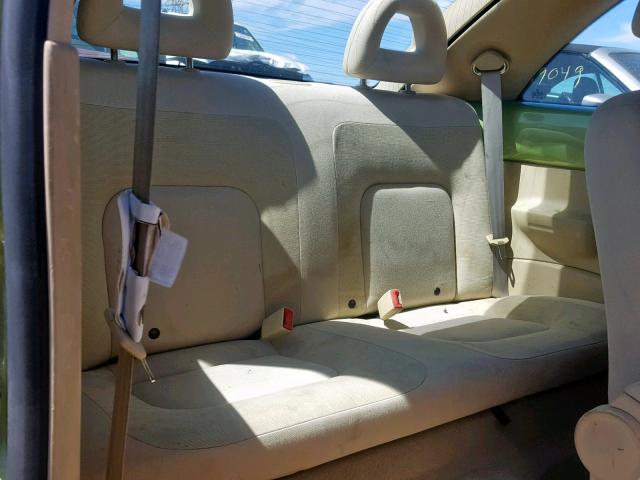 3VWCB21CX2M401774 - 2002 VOLKSWAGEN NEW BEETLE მწვანე ფოტო 6