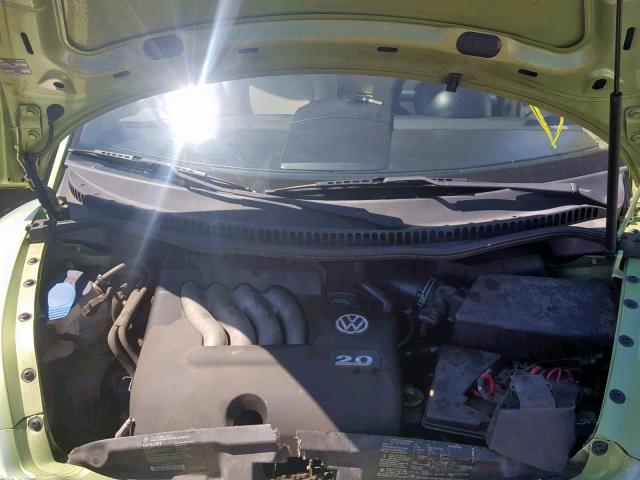 3VWCB21CX2M401774 - 2002 VOLKSWAGEN NEW BEETLE მწვანე ფოტო 7