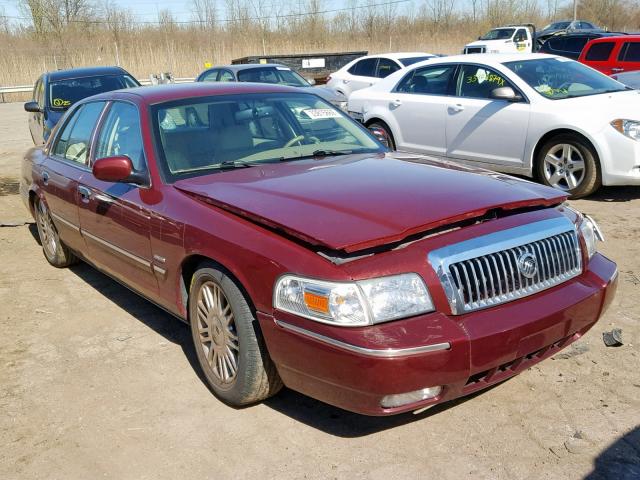 2MEHM75VX9X611476 - 2009 MERCURY GRAND MARQ BURGUNDY photo 1