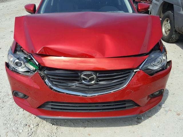 JM1GJ1W60E1140256 - 2014 MAZDA 6 GRAND TO RED photo 7