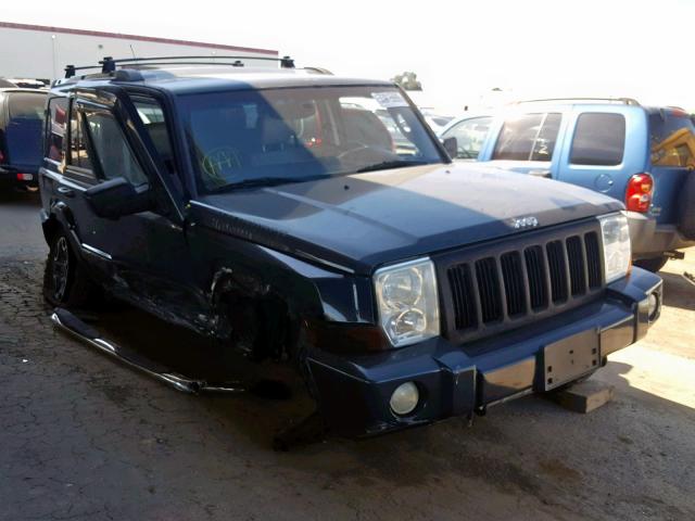 1J8HG58266C349116 - 2006 JEEP COMMANDER BLACK photo 1