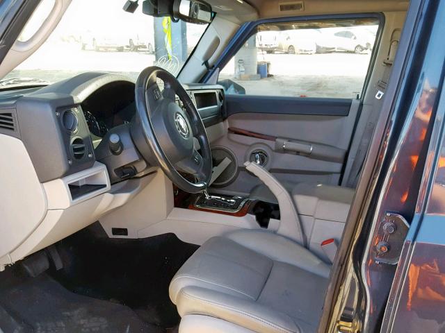1J8HG58266C349116 - 2006 JEEP COMMANDER BLACK photo 5