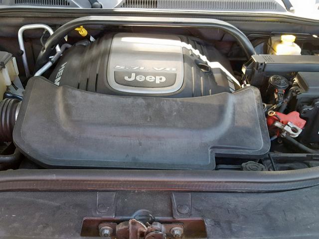 1J8HG58266C349116 - 2006 JEEP COMMANDER BLACK photo 7