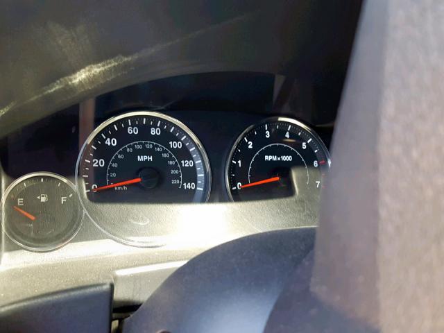 1J8HG58266C349116 - 2006 JEEP COMMANDER BLACK photo 8