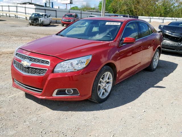 1G11F5RR9DF106430 - 2013 CHEVROLET MALIBU 2LT RED photo 2