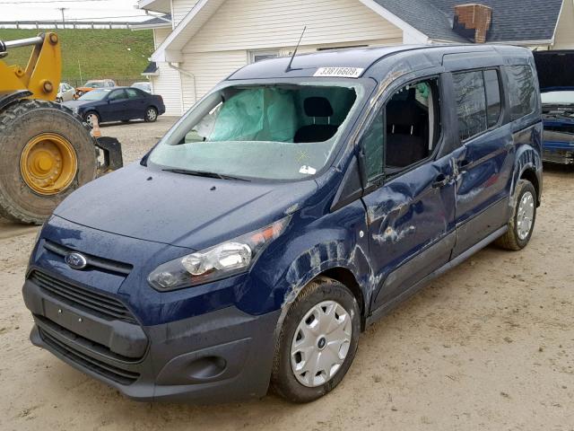 NM0GE9E76J1341759 - 2018 FORD TRANSIT CO BLUE photo 2