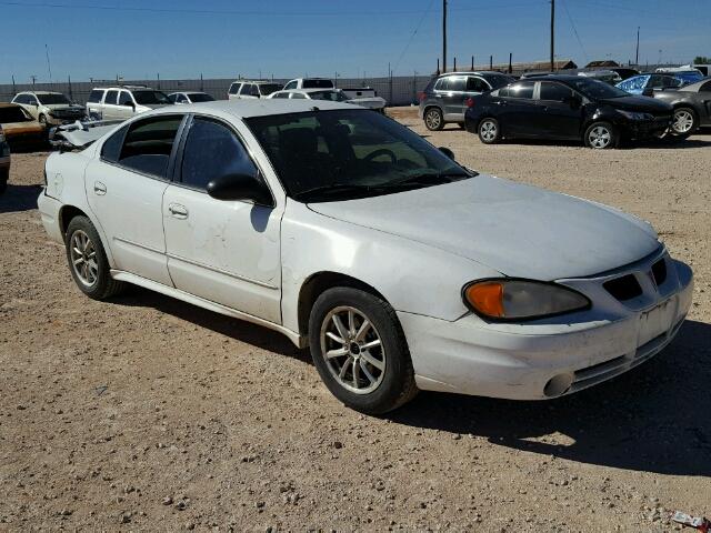 1G2NF52E34C249928 - 2004 PONTIAC GRAND AM S WHITE photo 1