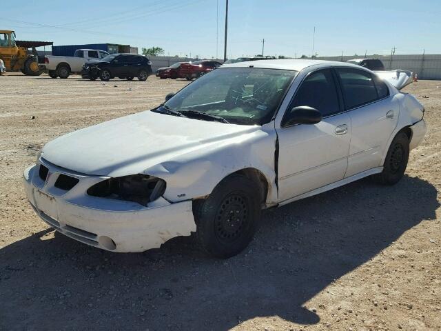 1G2NF52E34C249928 - 2004 PONTIAC GRAND AM S WHITE photo 2