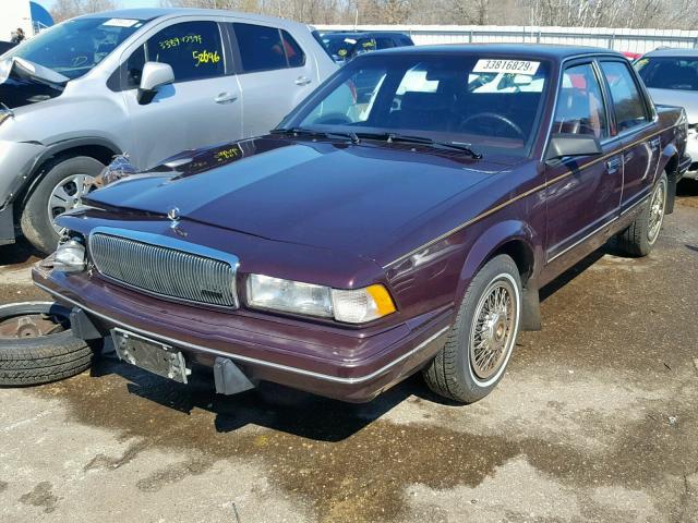 1G4AG55M9T6414271 - 1996 BUICK CENTURY SP BURGUNDY photo 2