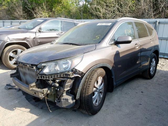 5J6RM3H72DL007660 - 2013 HONDA CR-V EXL  photo 2