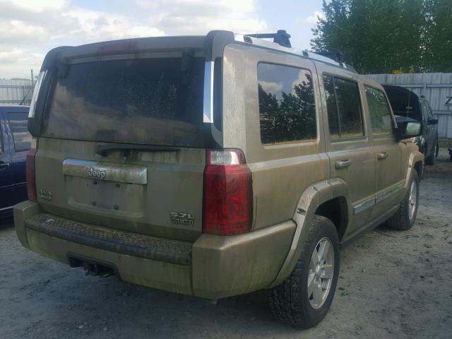 1J8HG58276C168395 - 2006 JEEP COMMANDER BEIGE photo 4