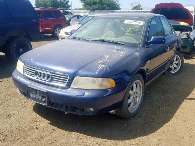 WAUED28D6XA239650 - 1999 AUDI A4 2.8 QUA BLUE photo 2