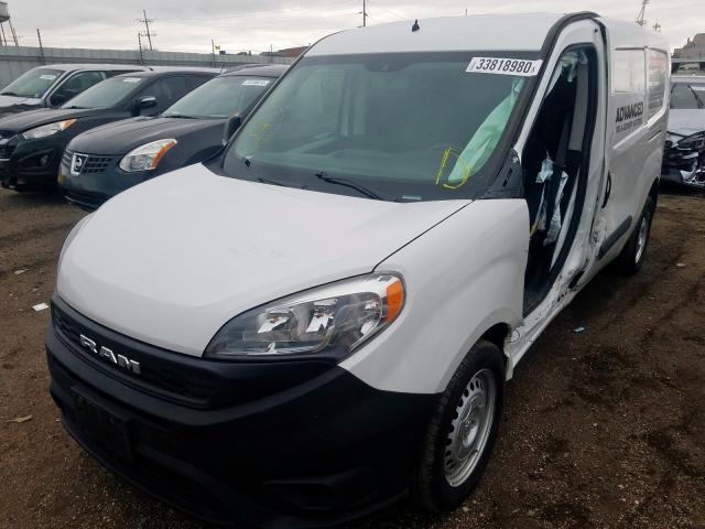 ZFBHRFAB7K6N53209 - 2019 RAM PROMASTER CITY  photo 2