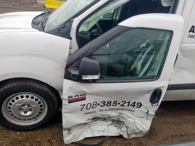 ZFBHRFAB7K6N53209 - 2019 RAM PROMASTER CITY  photo 9