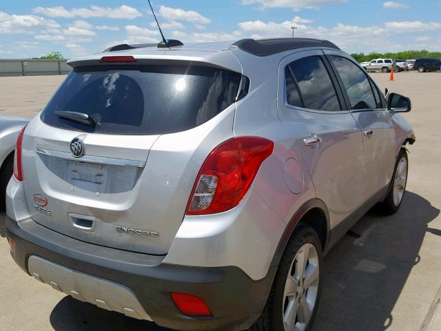 KL4CJCSB1GB727022 - 2016 BUICK ENCORE SILVER photo 4