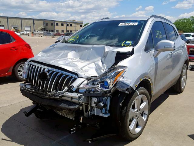 KL4CJCSB1GB727022 - 2016 BUICK ENCORE SILVER photo 9