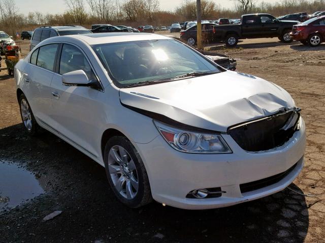 1G4GD5ED5BF268100 - 2011 BUICK LACROSSE C WHITE photo 1