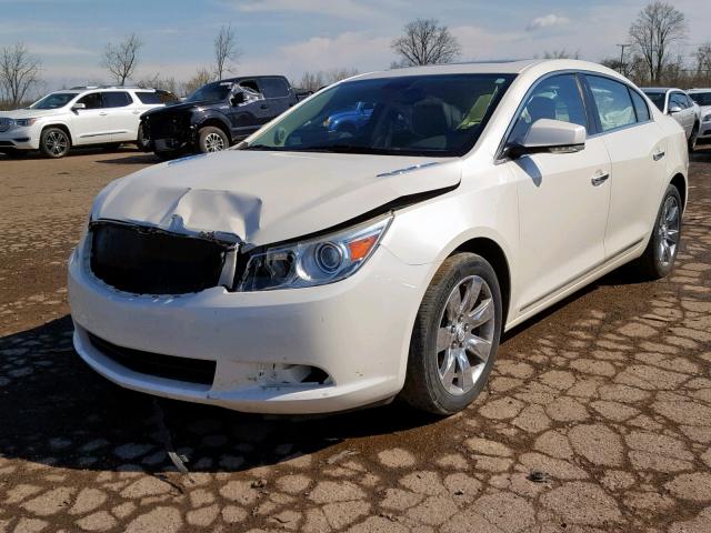 1G4GD5ED5BF268100 - 2011 BUICK LACROSSE C WHITE photo 2