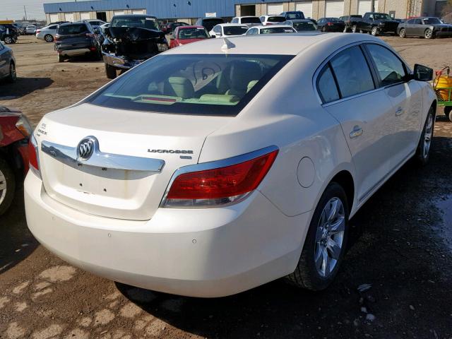 1G4GD5ED5BF268100 - 2011 BUICK LACROSSE C WHITE photo 4