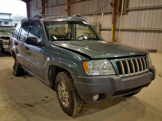 1J4GX48S34C241704 - 2004 JEEP GRAND CHER GREEN photo 1