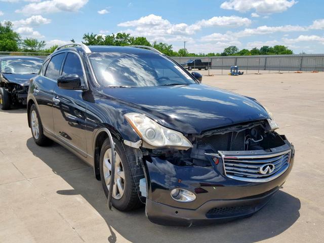 JNKAJ09EX8M304777 - 2008 INFINITI EX35 BASE BLACK photo 1