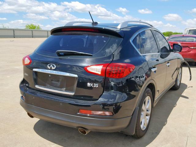 JNKAJ09EX8M304777 - 2008 INFINITI EX35 BASE BLACK photo 4