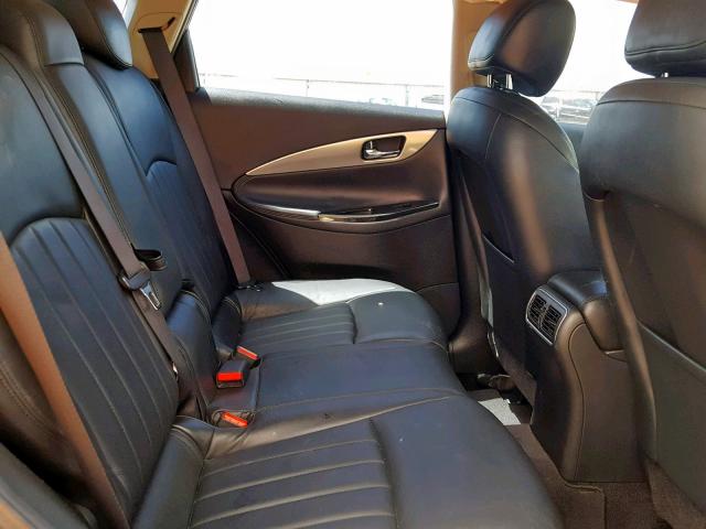 JNKAJ09EX8M304777 - 2008 INFINITI EX35 BASE BLACK photo 6