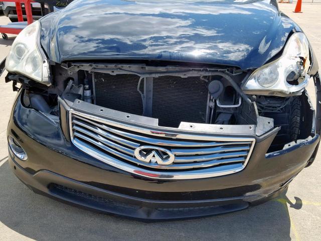 JNKAJ09EX8M304777 - 2008 INFINITI EX35 BASE BLACK photo 9