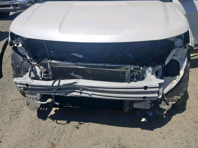 1FM5K8F85GGC35065 - 2016 FORD EXPLORER L WHITE photo 9