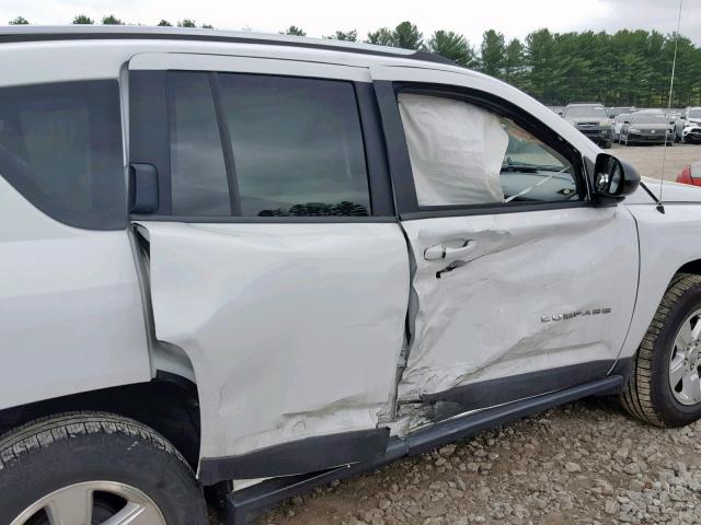 1C4NJCBA1ED552312 - 2014 JEEP COMPASS SP 白色 照片 9