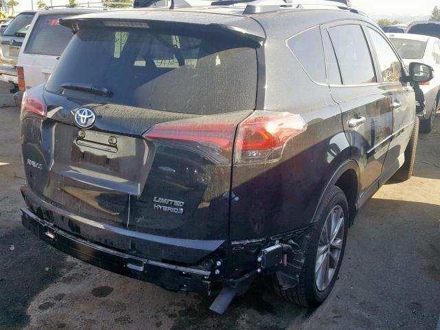 JTMDJREV0JD160350 - 2018 TOYOTA RAV4 HV LI BLACK photo 4