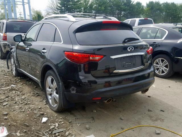 JN8AS1MW6BM140928 - 2011 INFINITI FX35 BLACK photo 3