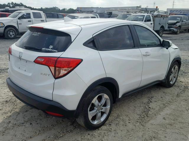 3CZRU5H54GM737129 - 2016 HONDA HR-V EX WHITE photo 4