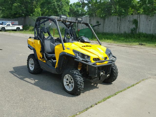 3JBKKAN25FJ001383 - 2015 CAN-AM COMMANDER YELLOW photo 5