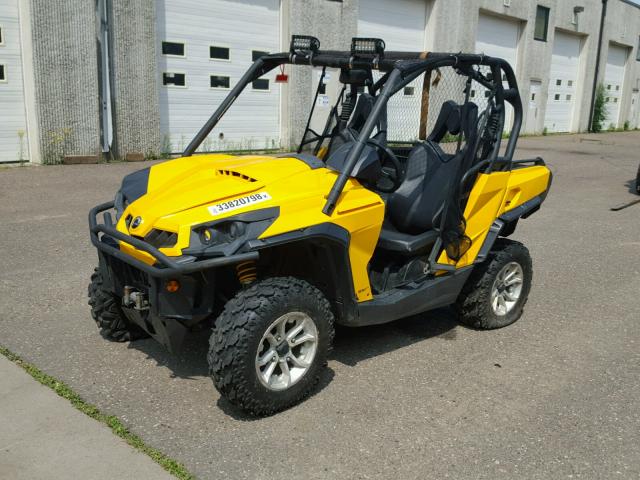 3JBKKAN25FJ001383 - 2015 CAN-AM COMMANDER YELLOW photo 6